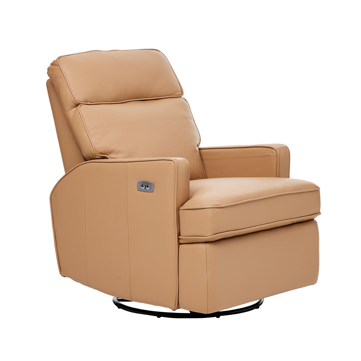 Leather recliner glider chair best sale