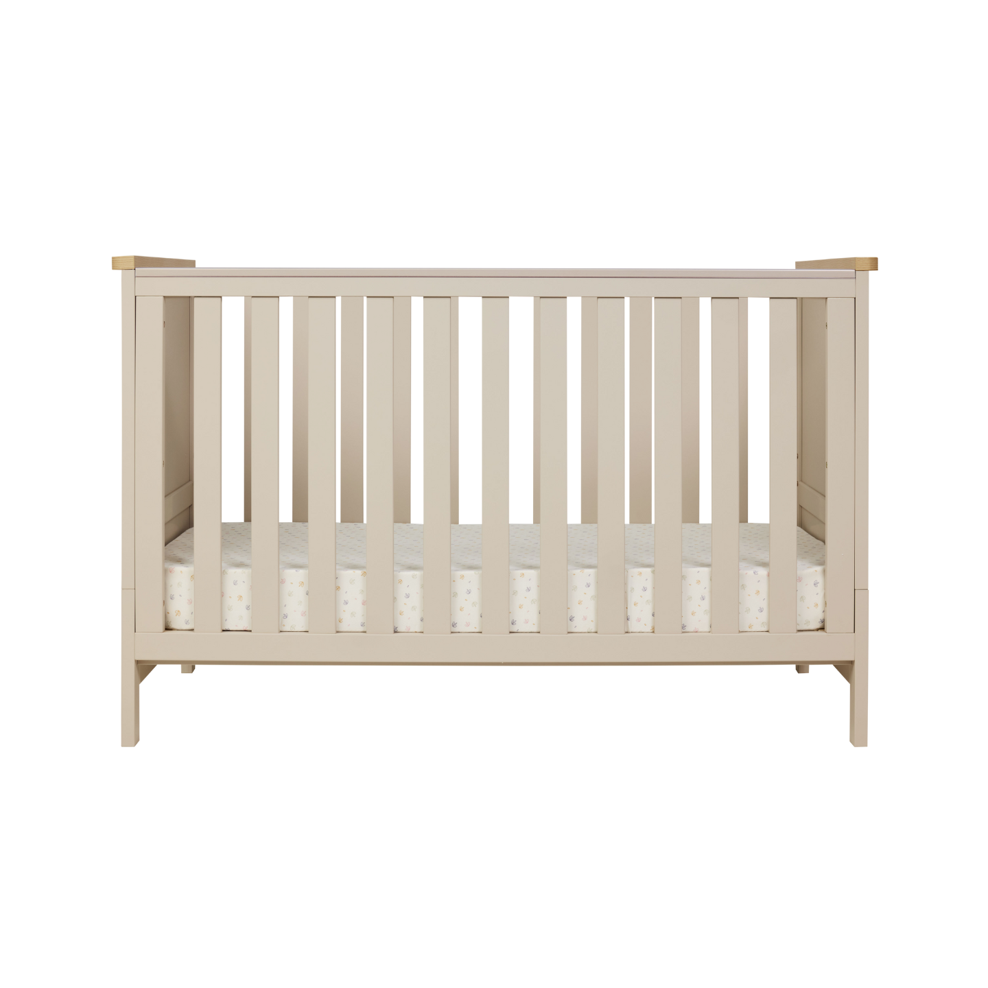 Misha Cot in Mushroom & Golden Oak