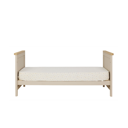 Misha Cot in Mushroom & Golden Oak