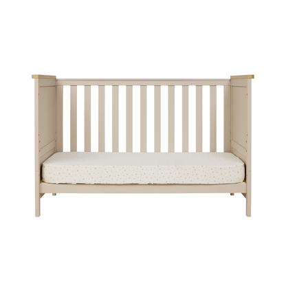 Misha Cot in Mushroom & Golden Oak