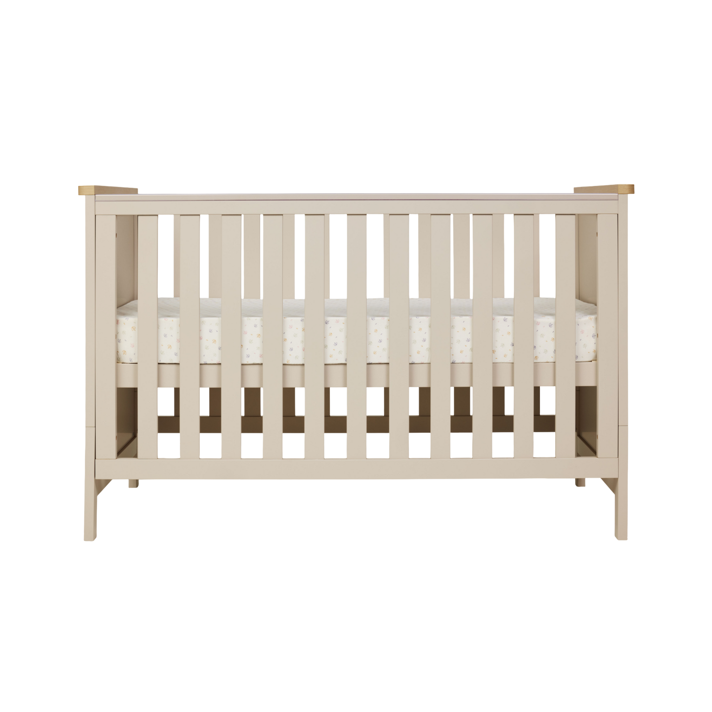 Misha Cot in Mushroom & Golden Oak