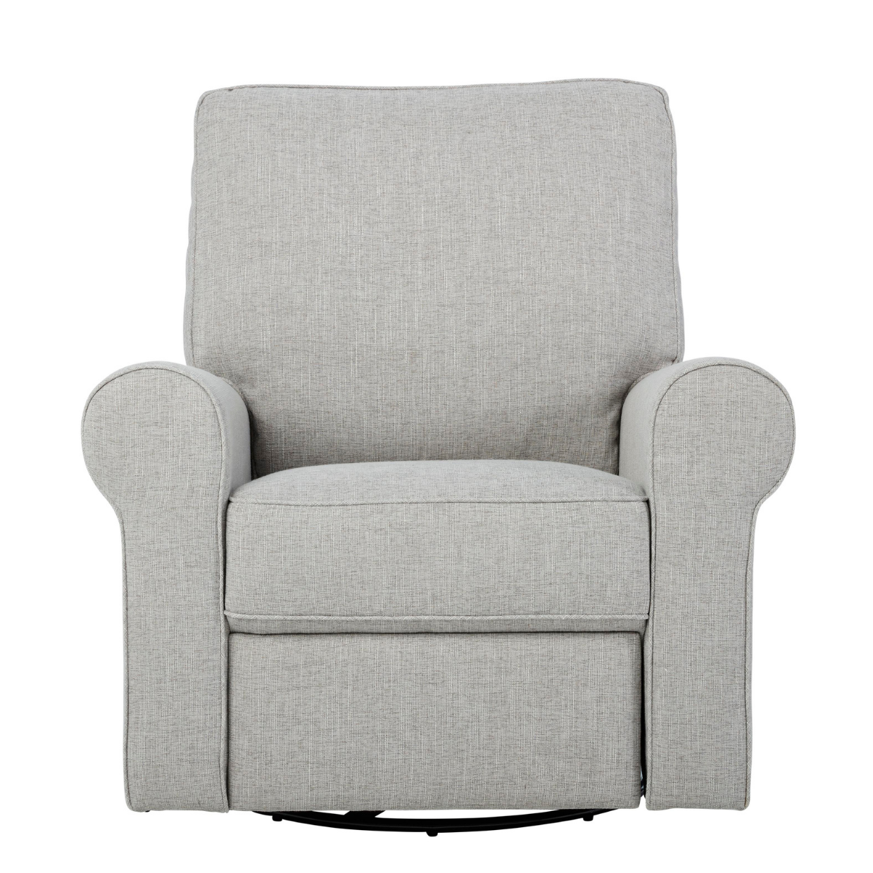 Billie Recliner Glider Nursery Chair in Pure Grey